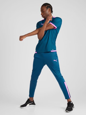 PUMA Functioneel shirt 'TeamLIGA' in Blauw