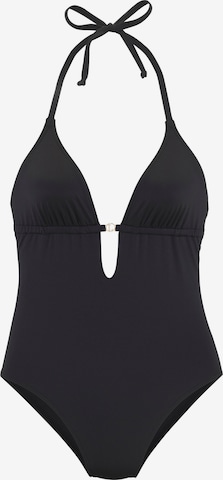 LASCANAJednodijelni kupaći kostim - crna boja: prednji dio