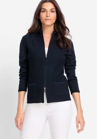 Olsen Strickjacke in Blau: Vorderseite