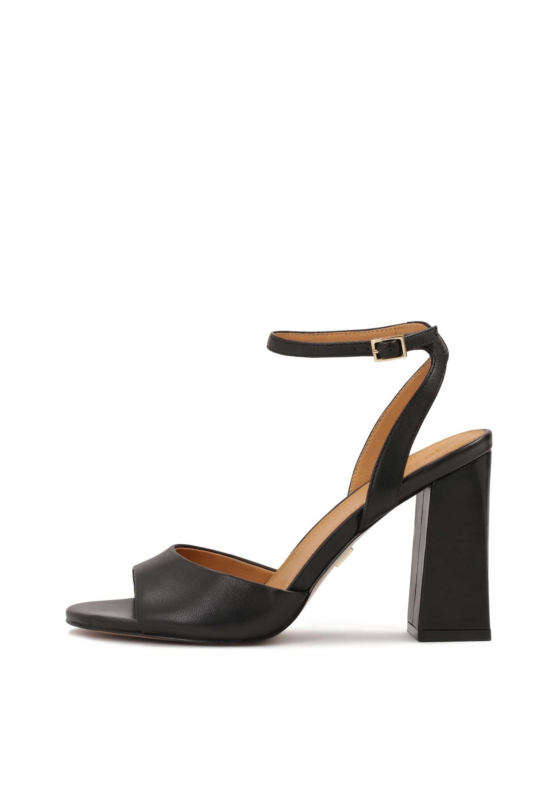 Kazar Strap sandal in Black: front