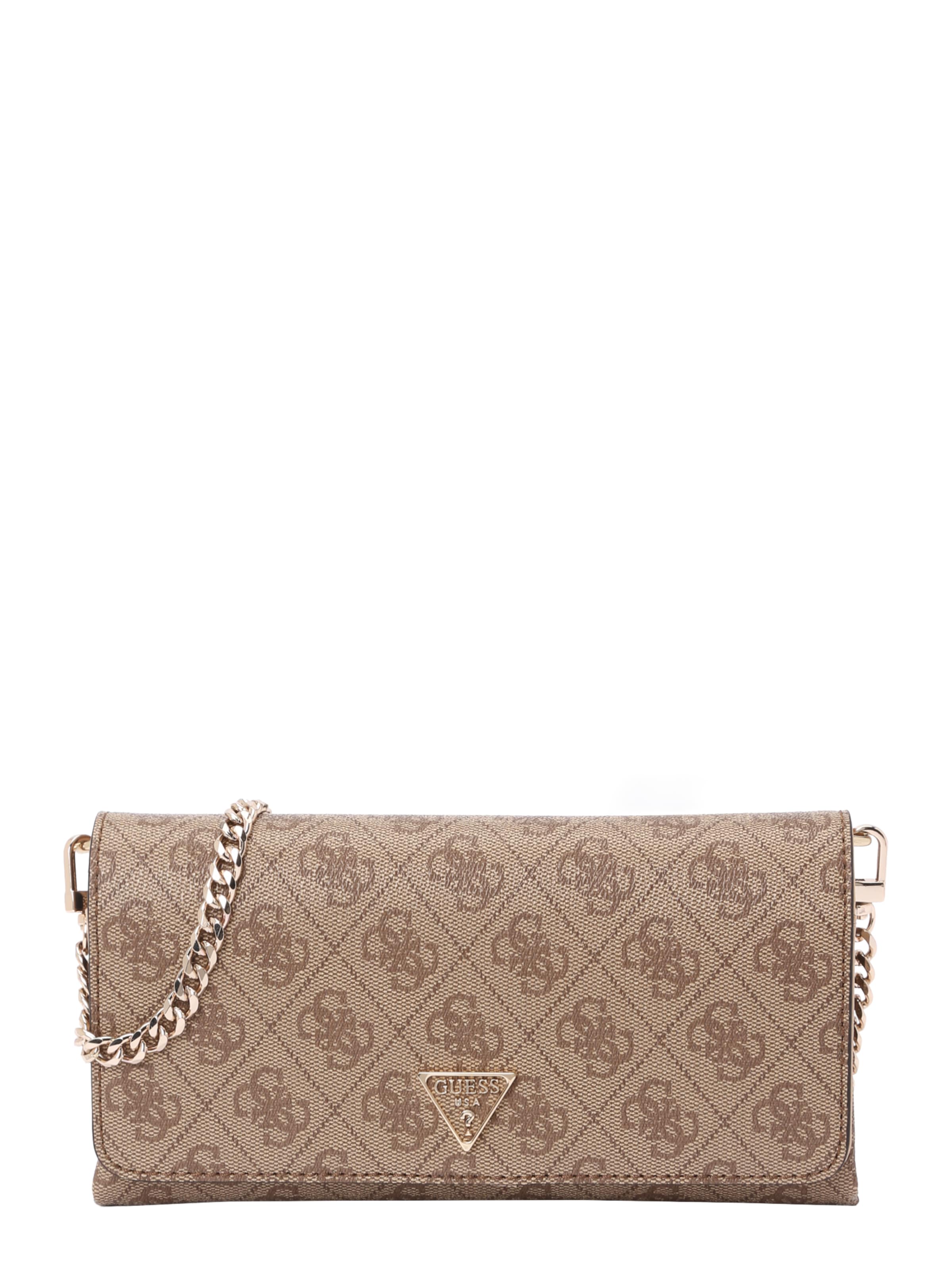 GUESS Clutch 'NOELLE II XBODY FLAP ORGANIZER' in Brown: front