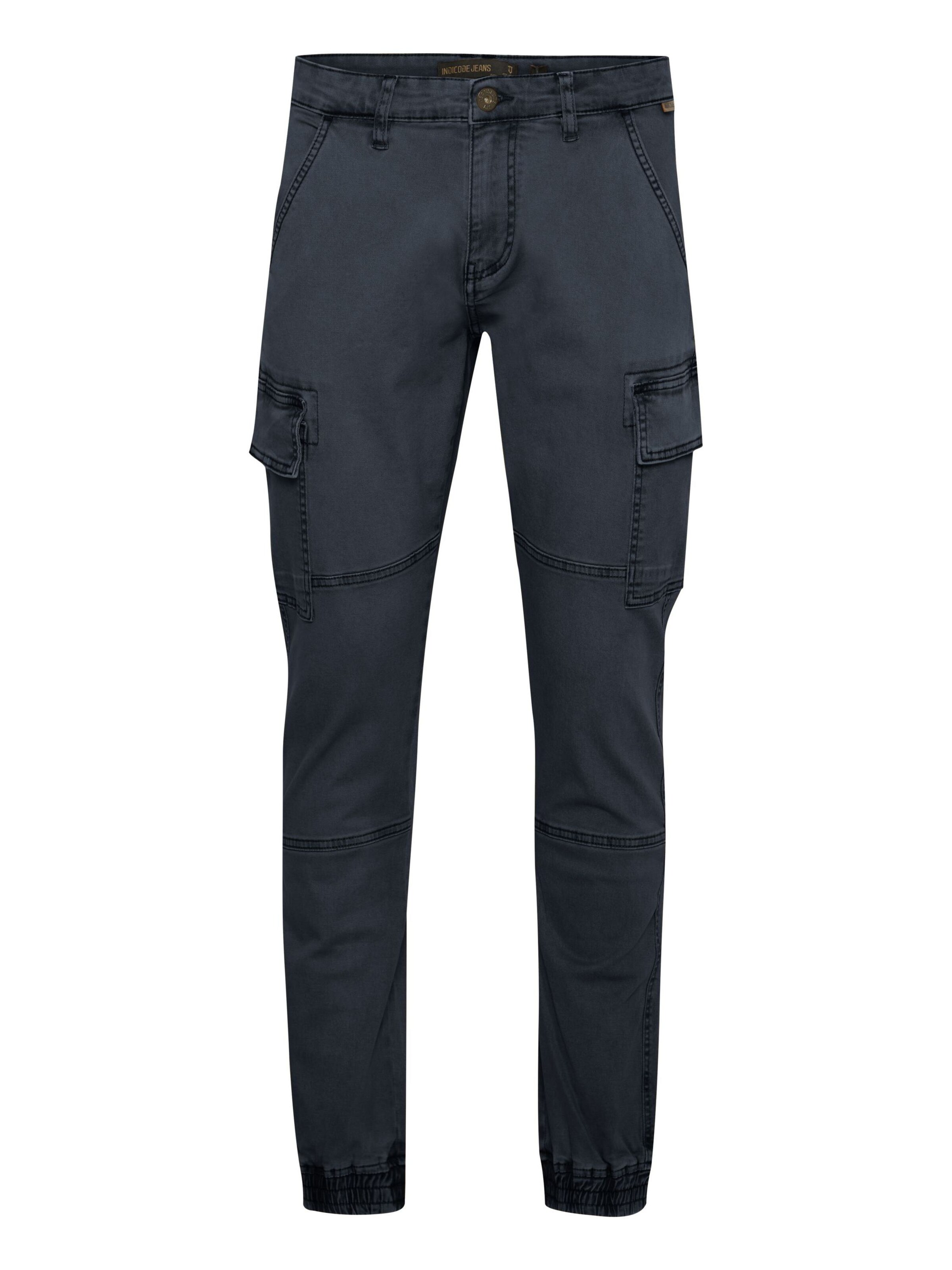 INDICODE JEANS Cargohose 'Bromfield' in Blau: Vorderseite