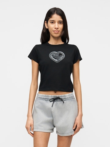 HUGO Tričko 'Dichroma_B' – černá: přední strana