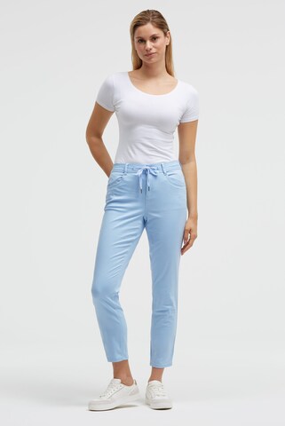 Soccx Regular Jeans in Blue: front