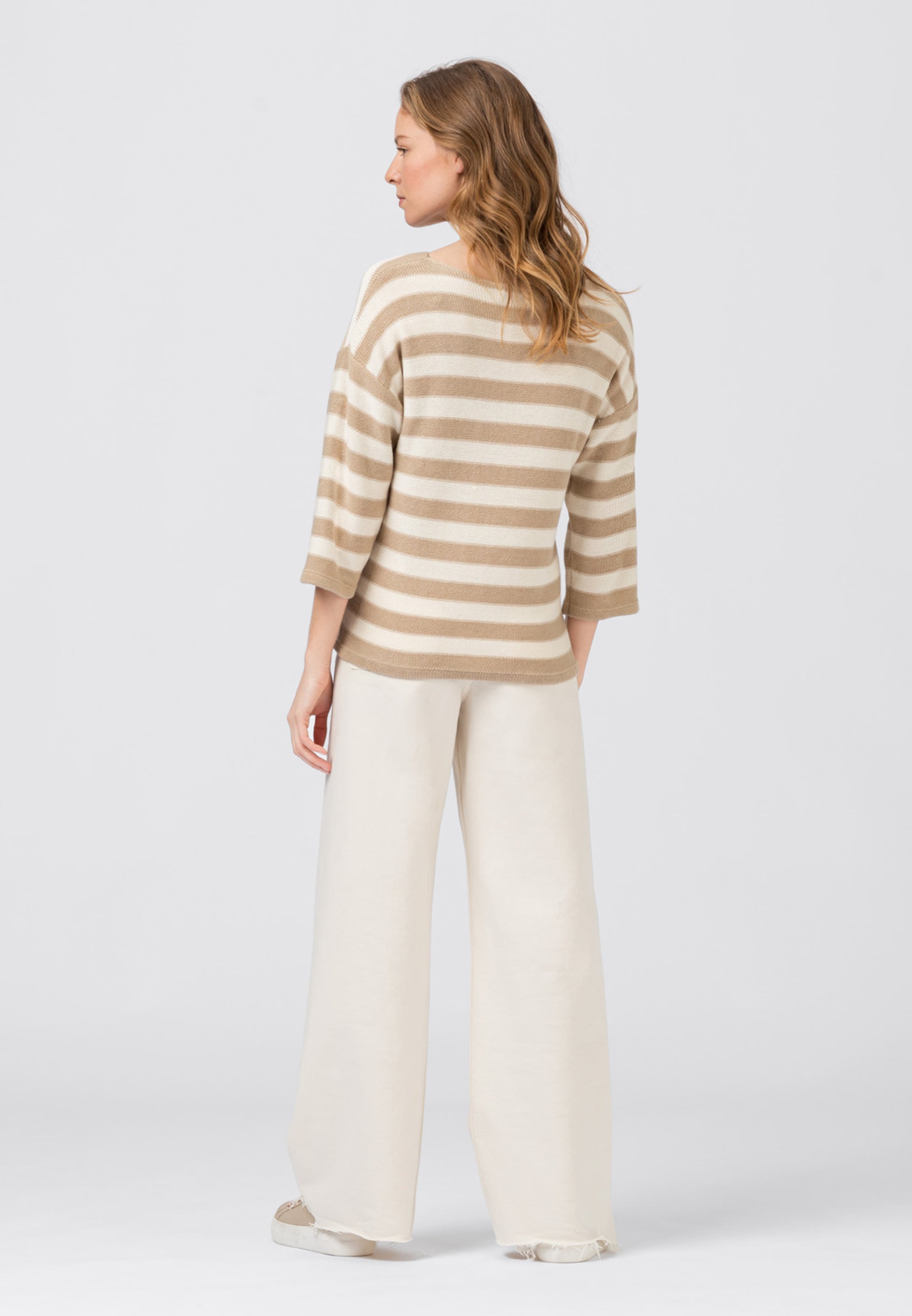 Frauen Pullover & Strick HALLHUBER Pullover in Beige, Ecru - AH22672 Frauen Pullover & Strick HALLHUBER Pullover in Beige, Ecru - AH22672