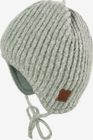 MAXIMO Beanie 'BABY-Mütze, Rippe, ausgenäht Jerseyfutter' in Green: front