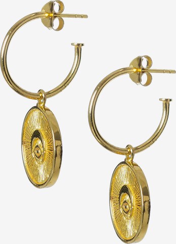 Haze&Glory Earrings 'Evil Eye' in Gold