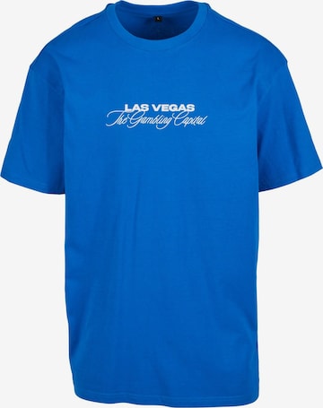 Mister Tee Shirt 'Gambling Capital' in Blue: front