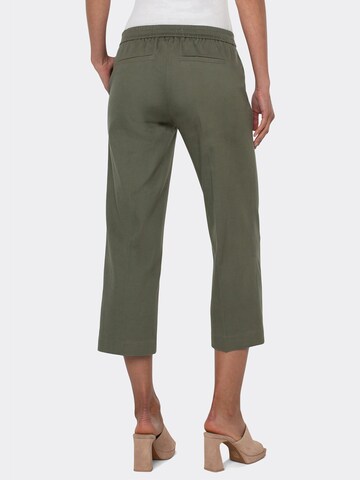 Liverpool Regular Pleated Pants 'Kelsey' in Green