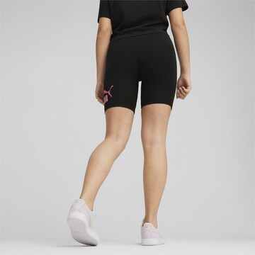 PUMA Skinny Sportshorts in Schwarz