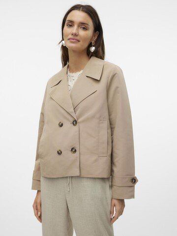 VERO MODA Overgangsfrakke i beige