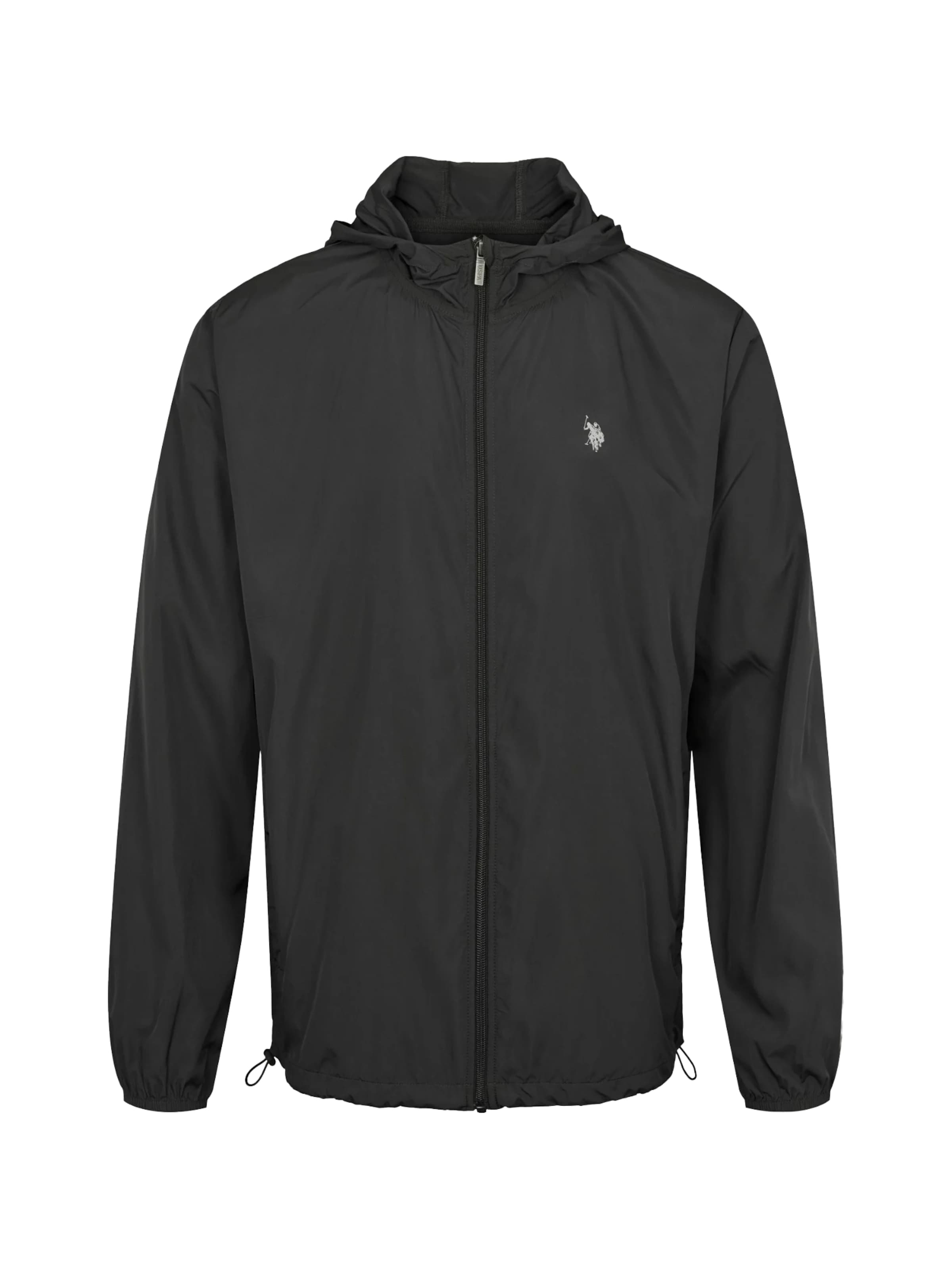 U.S. POLO ASSN. Tussenjas 'UMOwe' in Zwart: voorkant