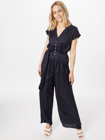 Bizance Paris Jumpsuit 'GIBRYL' in Blauw: voorkant