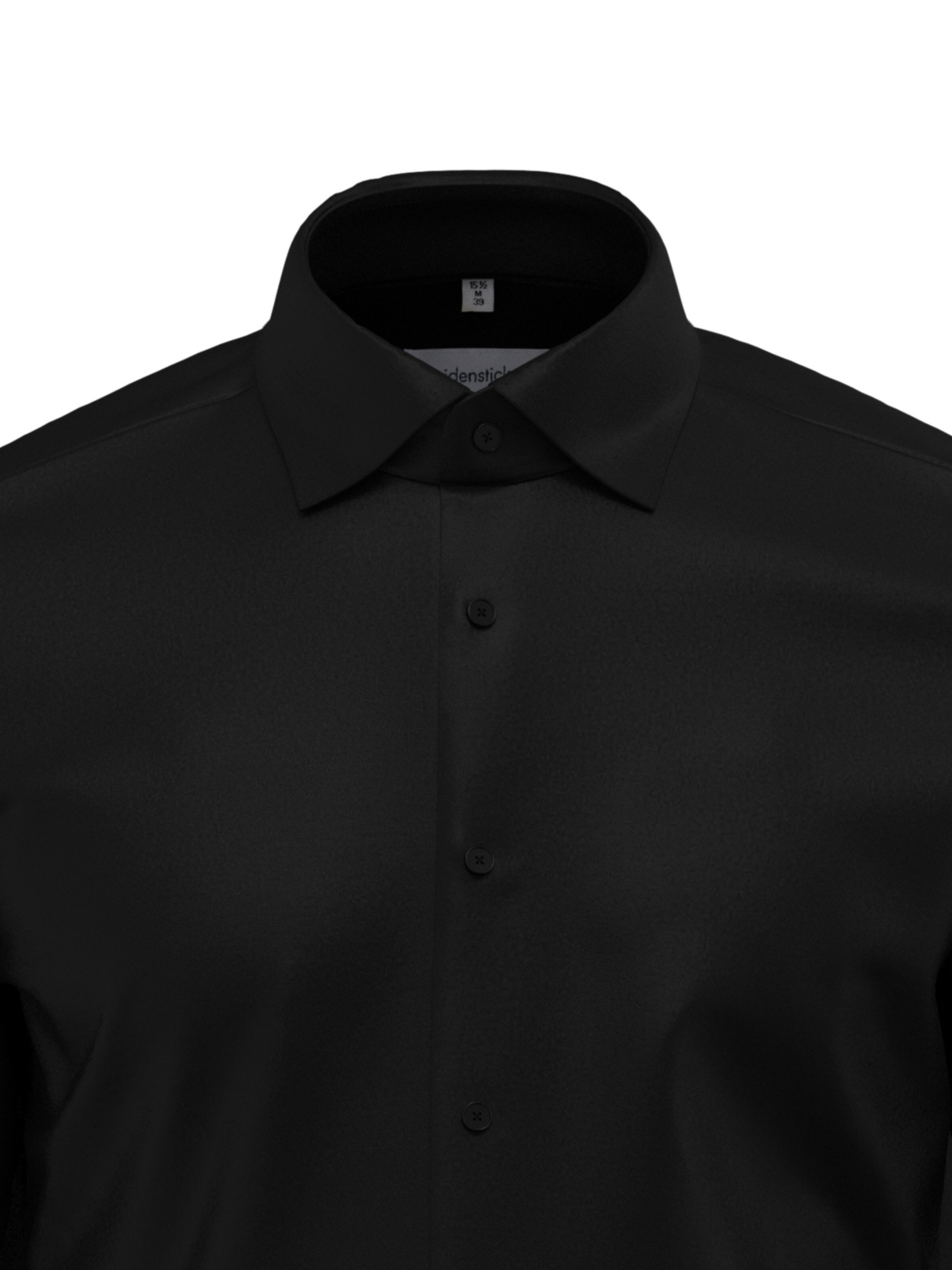 SEIDENSTICKER Regular fit Zakelijk overhemd in Zwart