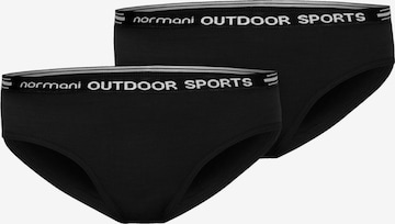 Sous-vêtements de sport 'Albury' normani en noir : devant