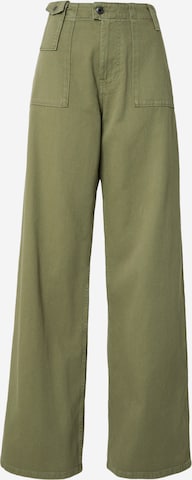 G-STAR Wide Leg Housut värissä vihreä: etupuoli