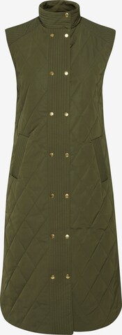 ICHI Bodywarmer 'IHANNIE WA' in Groen: voorkant