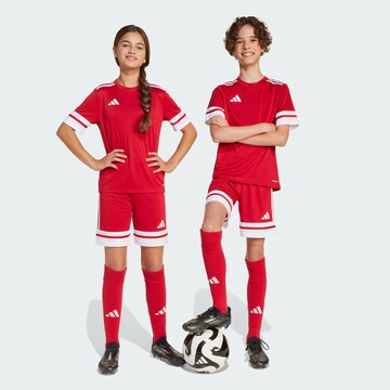 Regular Pantalon de sport 'Squadra 25' ADIDAS PERFORMANCE en rouge