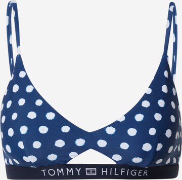 Triangle Hauts de bikini Tommy Hilfiger Underwear en bleu : devant