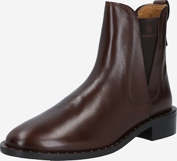 Chelsea Boots 'Hampton' GANT en marron : devant