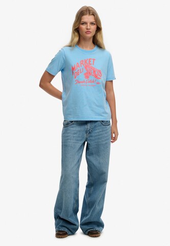 T-shirt 'Roadside Trade' Superdry & Co en bleu