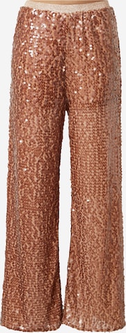 River Island Wide Leg Bukse i brun: forside