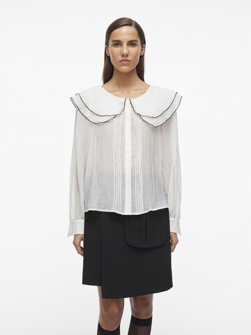 ROUGE EDIT Blouse in White: front
