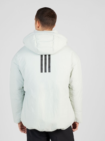 sidabrinė ADIDAS SPORTSWEAR Laisvalaikio striukė 'Myshelter'