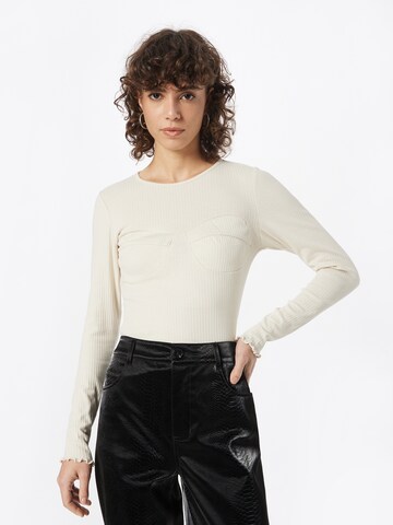 Monki Shirt in White: front