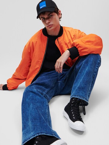 KARL LAGERFELD JEANS Between-season jacket in Orange