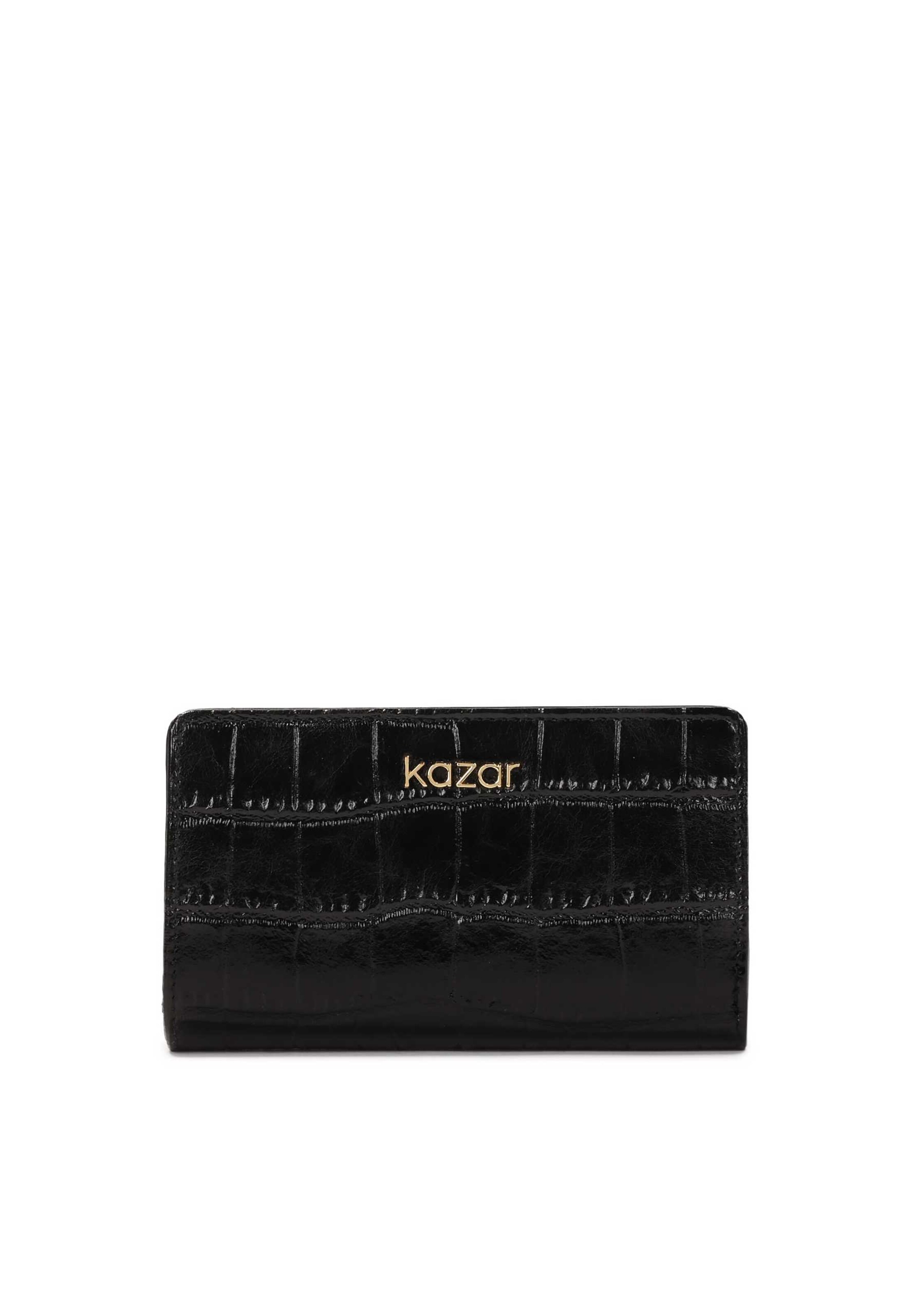 Kazar Wallet in Black: front