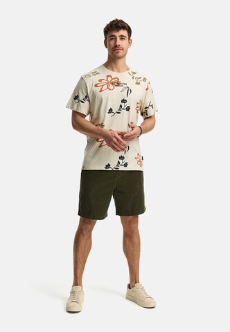 T-Shirt 'Asbjorn' INDICODE JEANS en beige