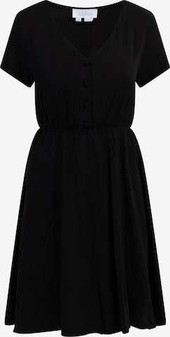 usha BLUE LABEL Summer Dress in Black: front