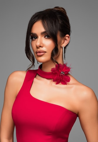 Robe de cocktail Ombre en rouge