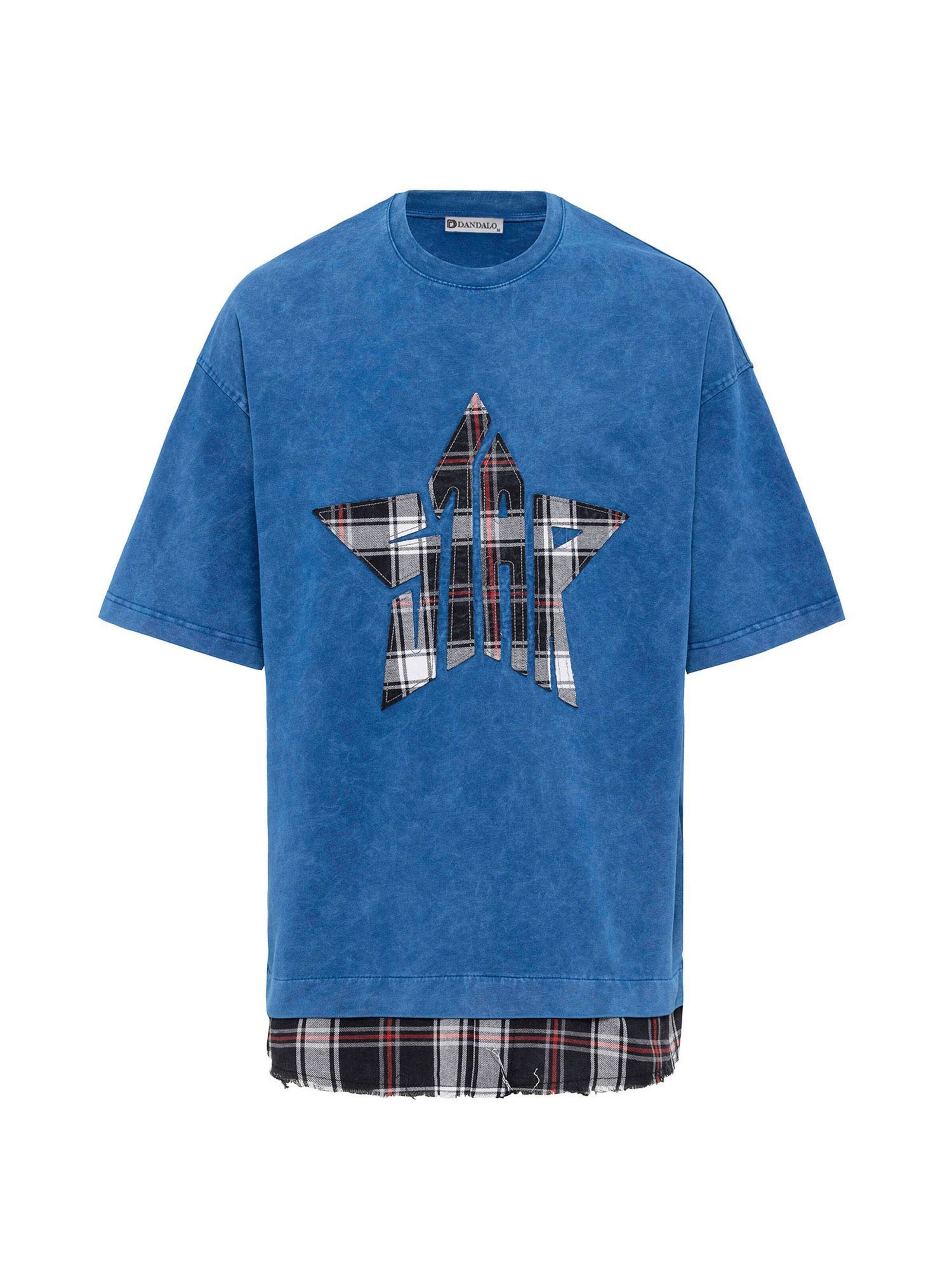 Dandalo - Camisa em azul: frente