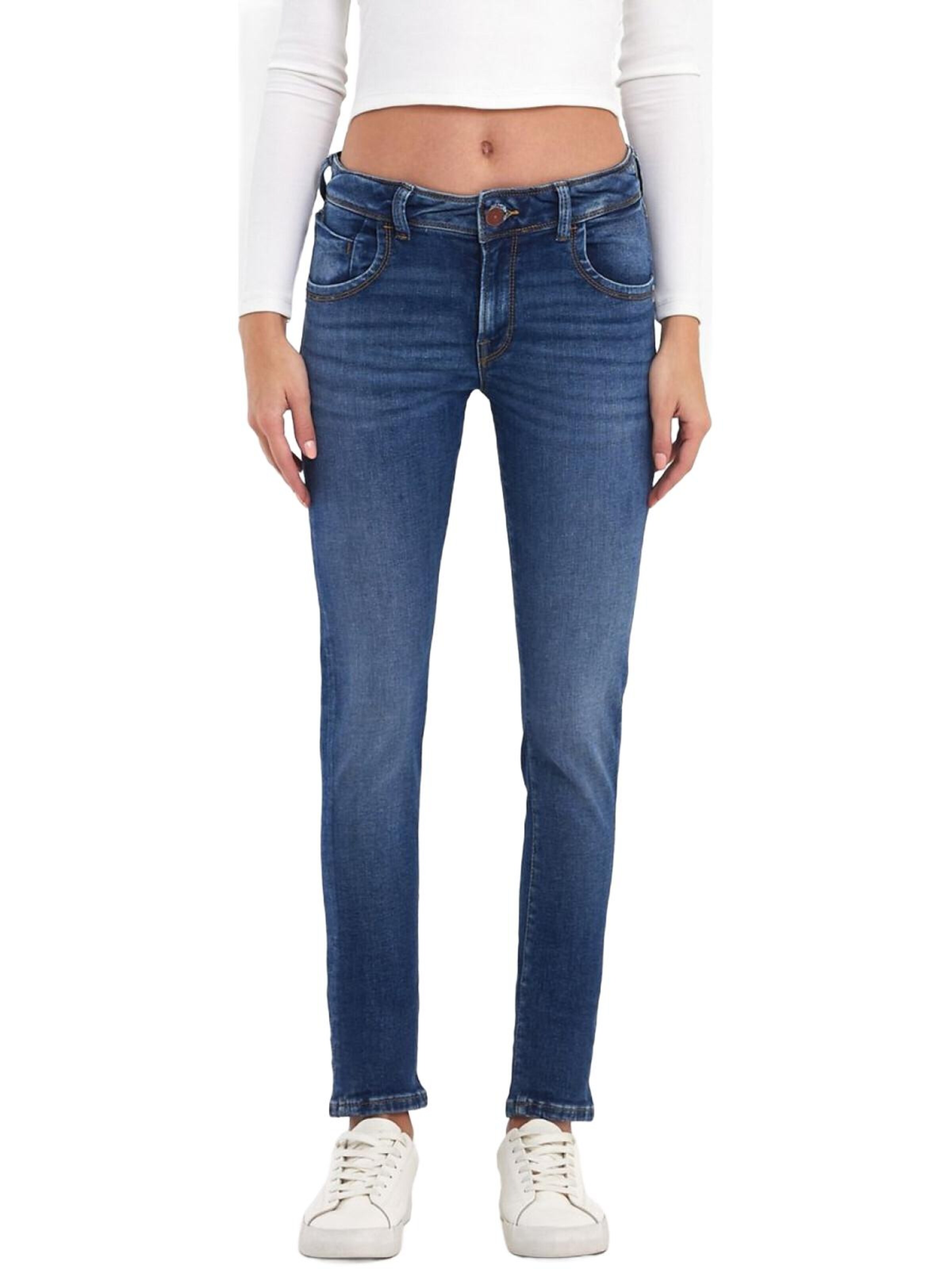 LTB Jeans - Slimfit Vaquero 'LTB Jeans Maxíme Skinny Leg Mid Waist Jeanshose' en azul