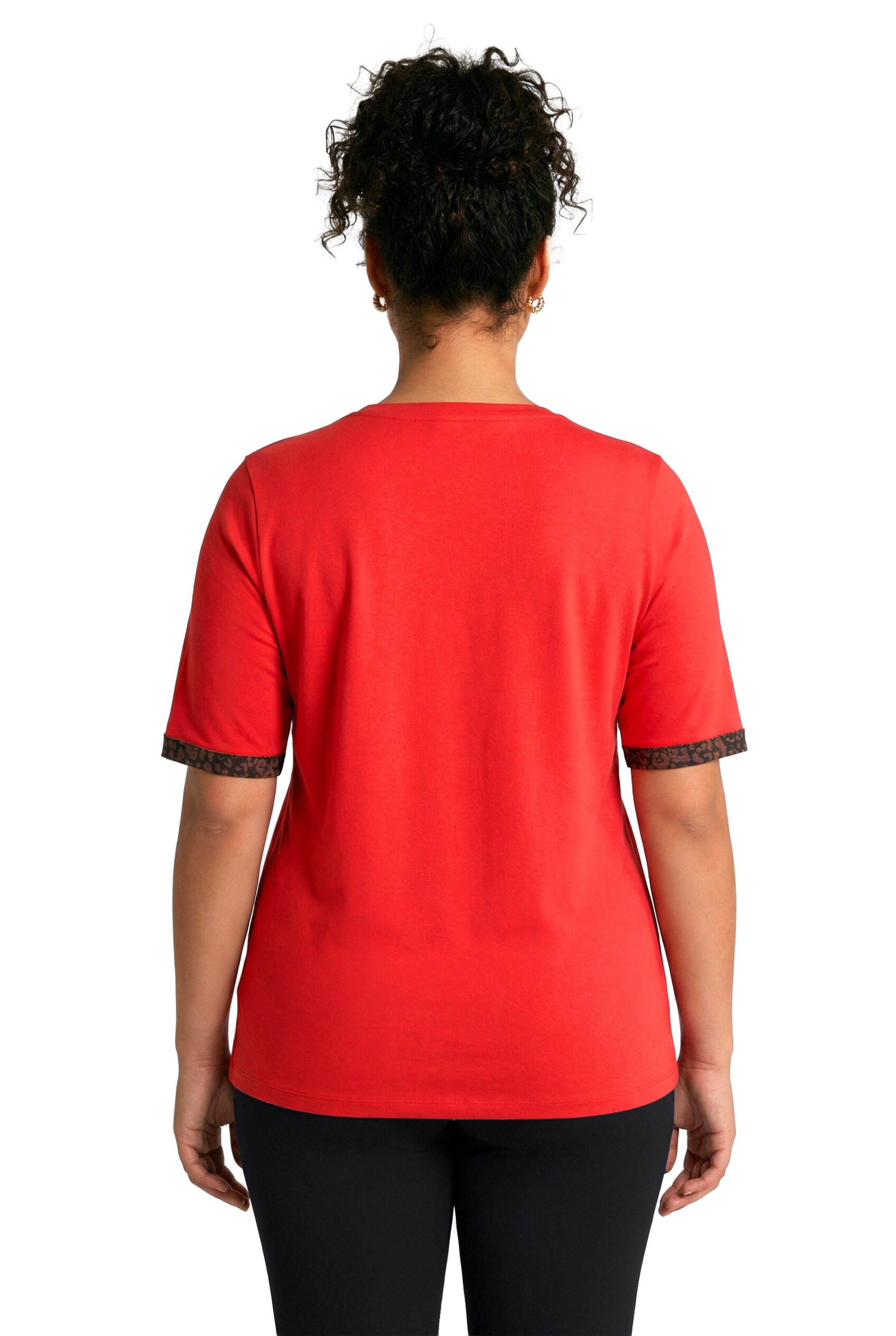 Ulla Popken T-Shirt in Rot