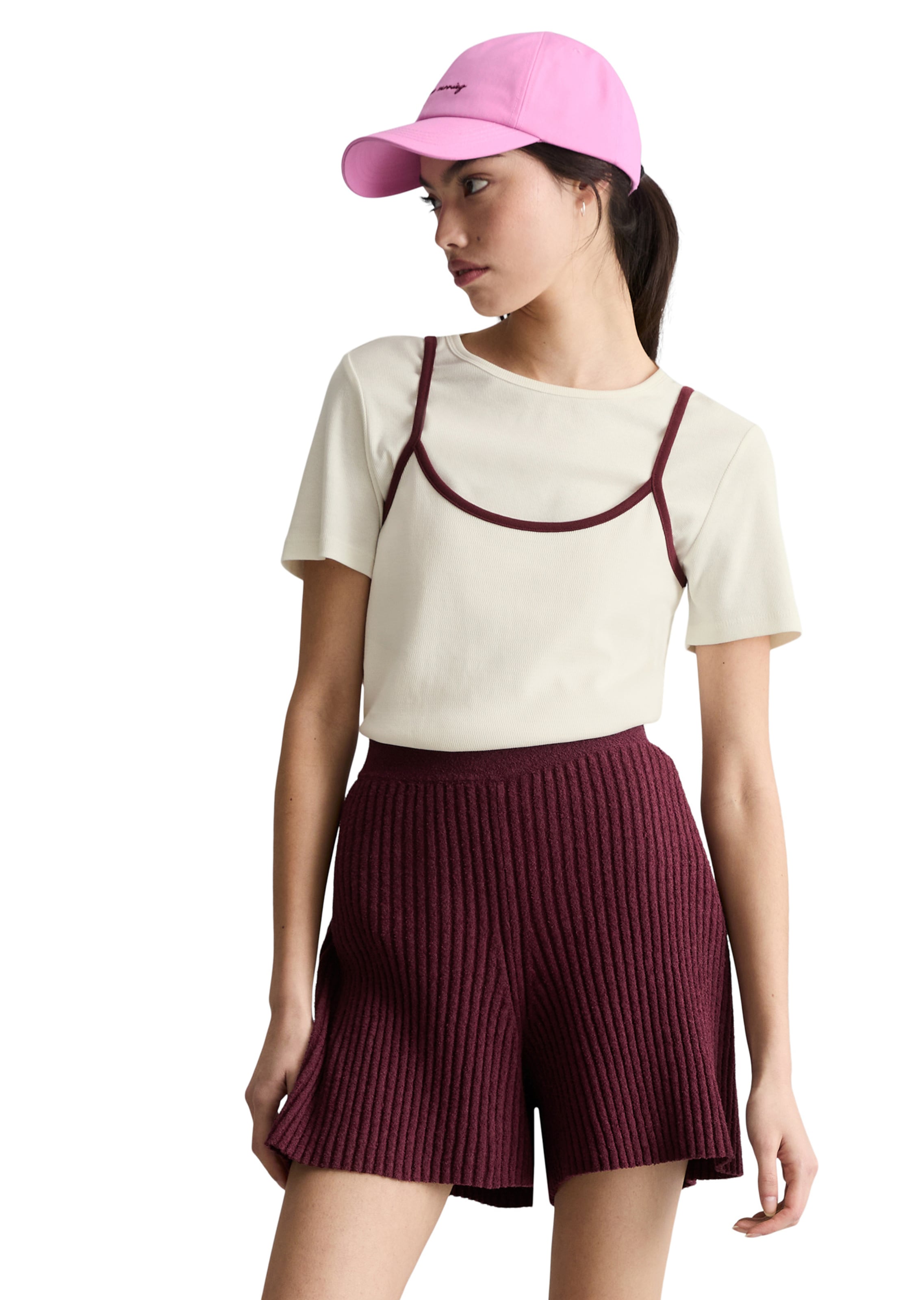 Marc O'Polo DENIM Top in Beige: front