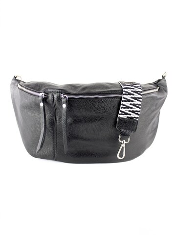 lePelou Fanny Pack 'VENEZIA' in Black: front