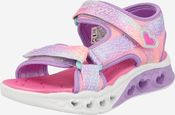 SKECHERS Sandály – pink: přední strana