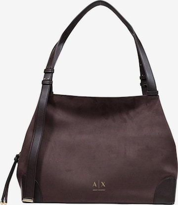 ARMANI EXCHANGE - Bolso de hombro 'XW002603 AF22666' en marrón: frente