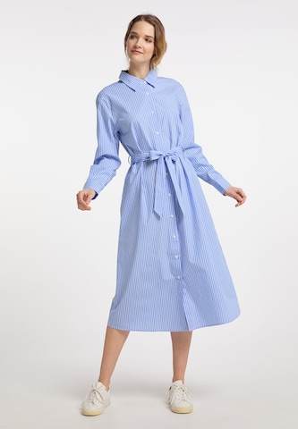 Robe-chemise DreiMaster Maritim en bleu : devant