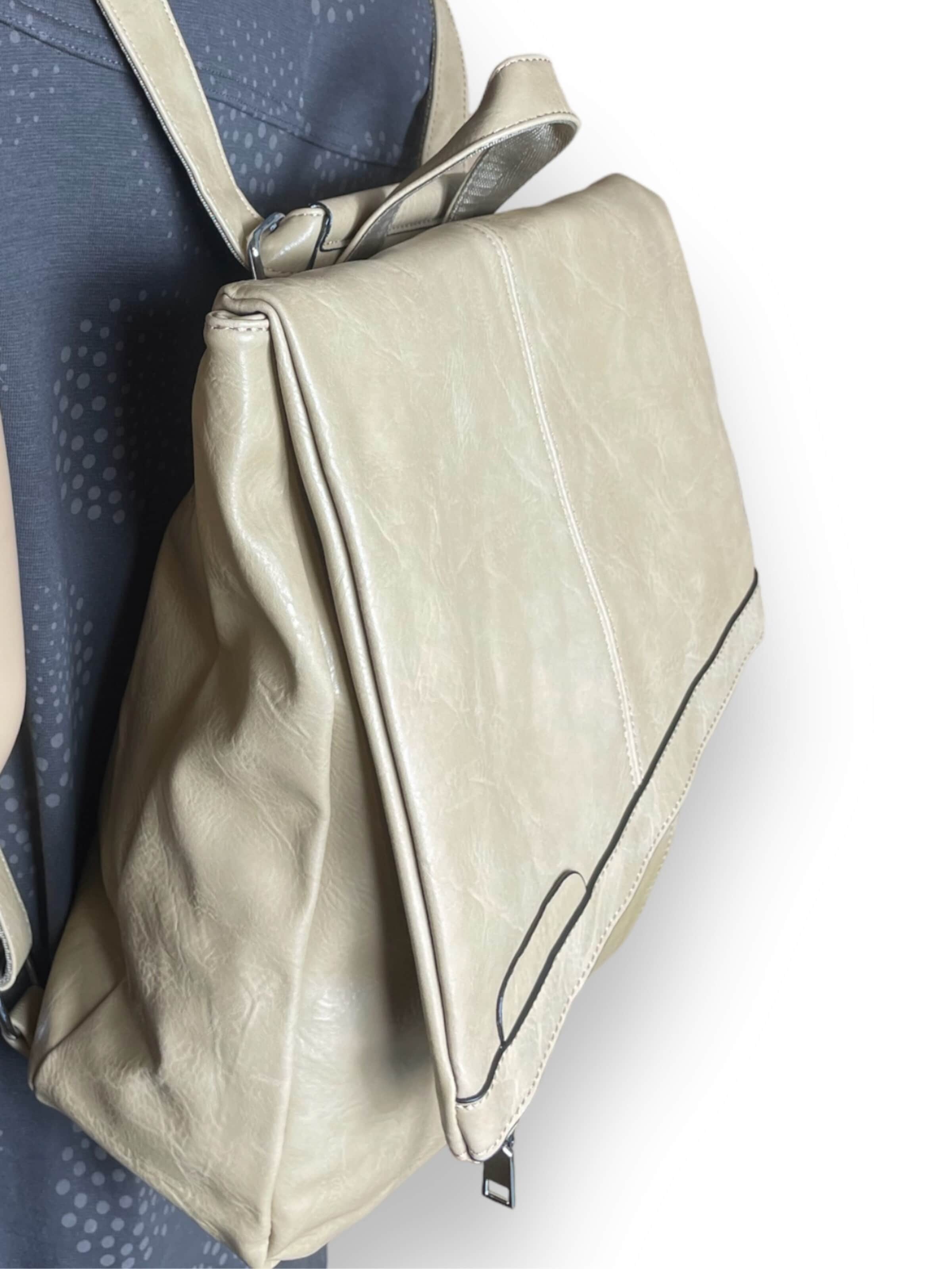 Kumixi - Mochila '2in1 Rucksacktasche' en beige