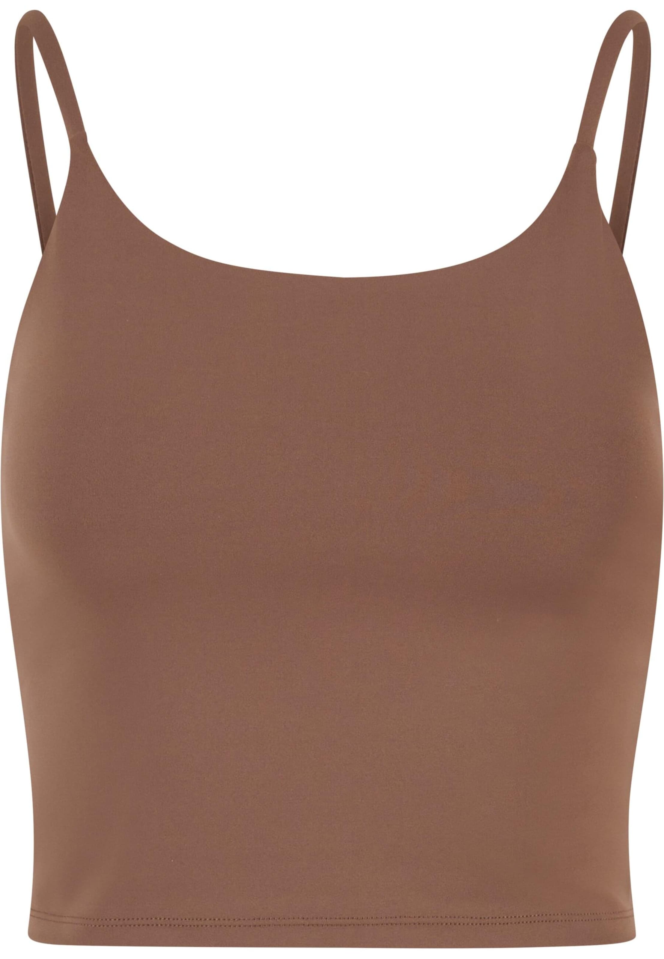 Urban Classics Tričko ' ' – hnědá: přední strana