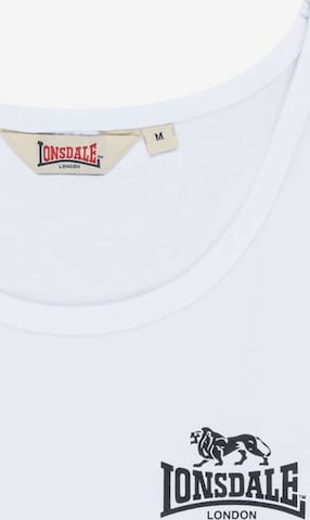 LONSDALE - Camiseta 'DOLTON' en blanco: frente