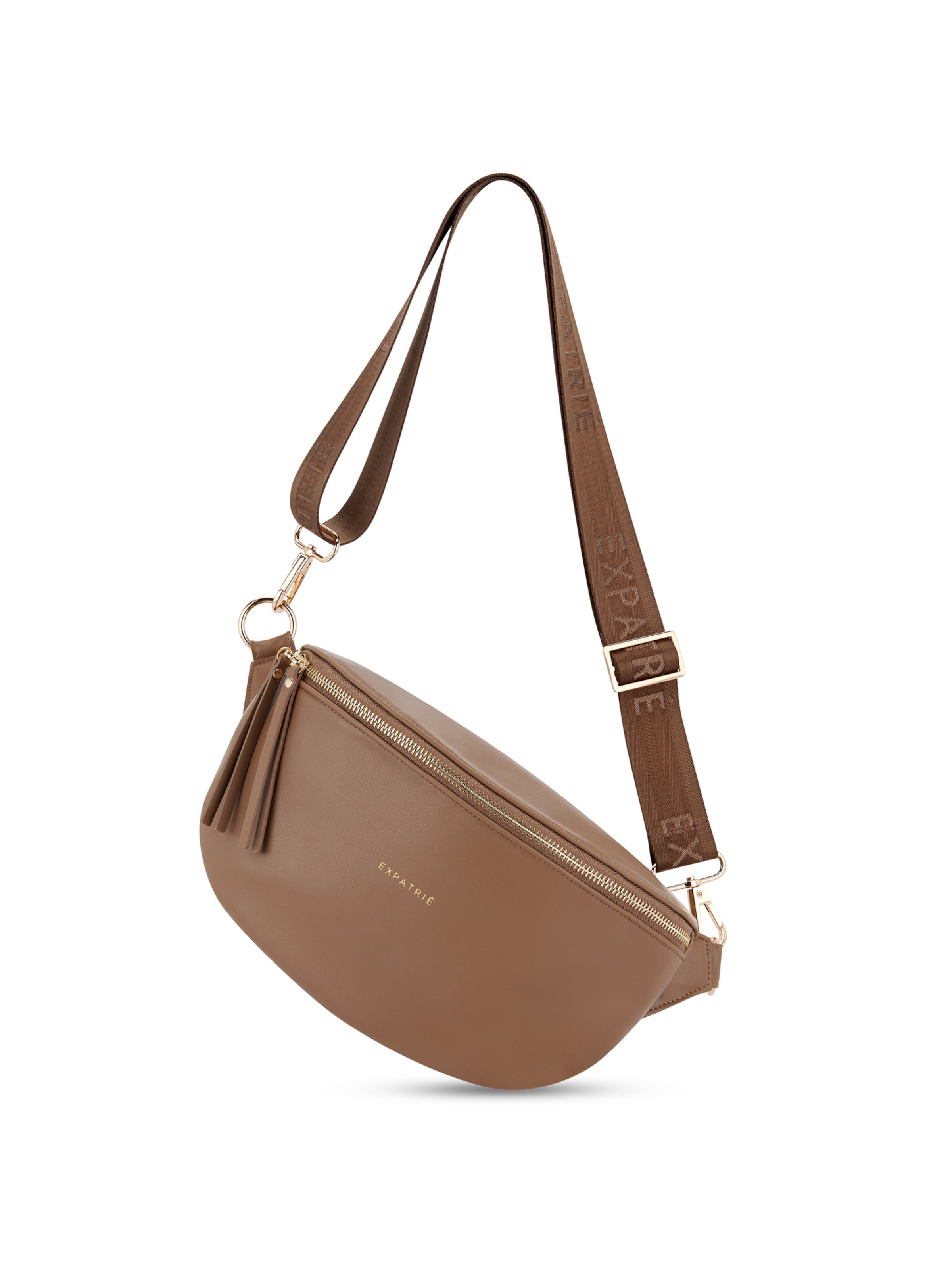 Expatrié Belt bag 'Alice Medium' in Brown