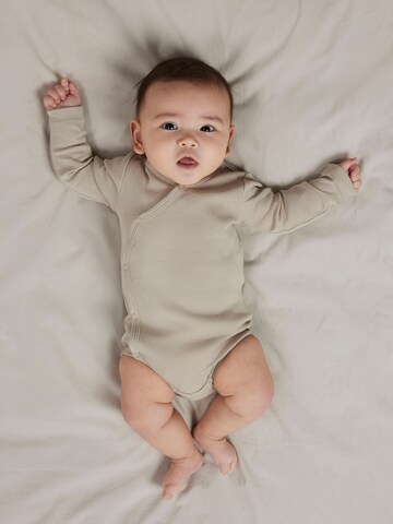 NAME IT - Pijama entero/body en beige: frente