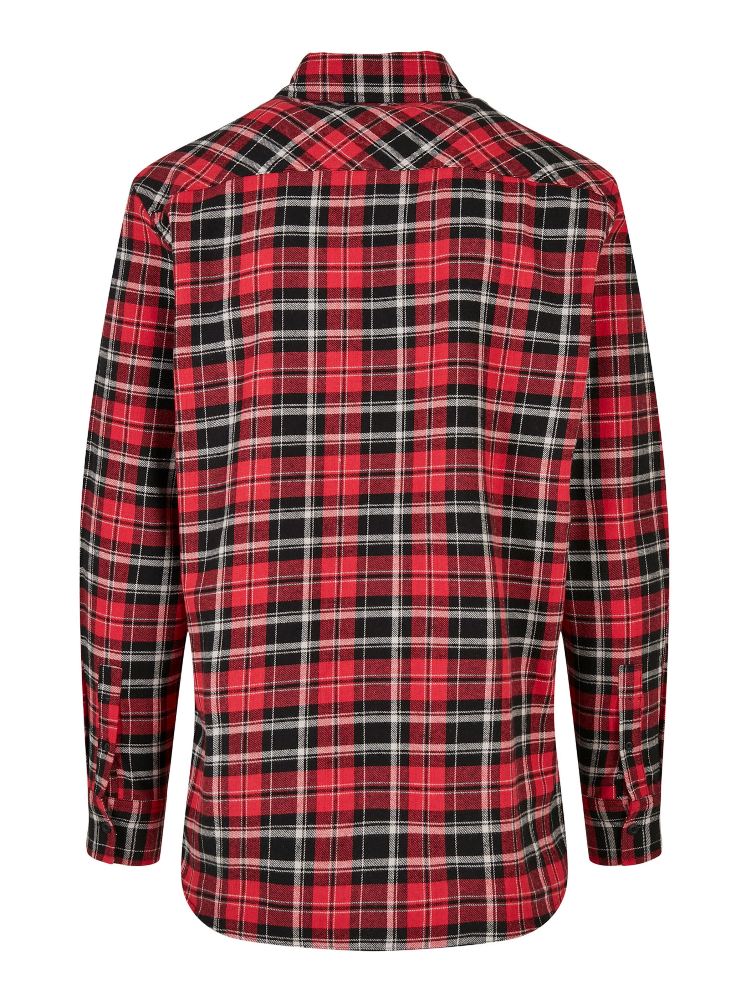 Urban Classics Regular fit Overhemd 'Roots' in Rood