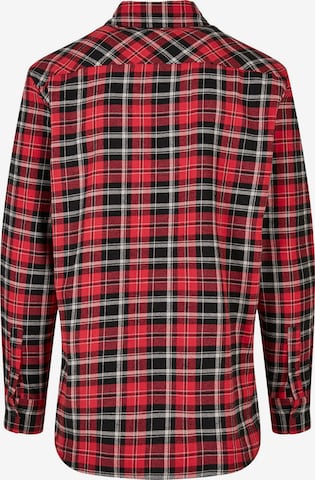 Urban Classics Regular fit Button Up Shirt 'Roots' in Red