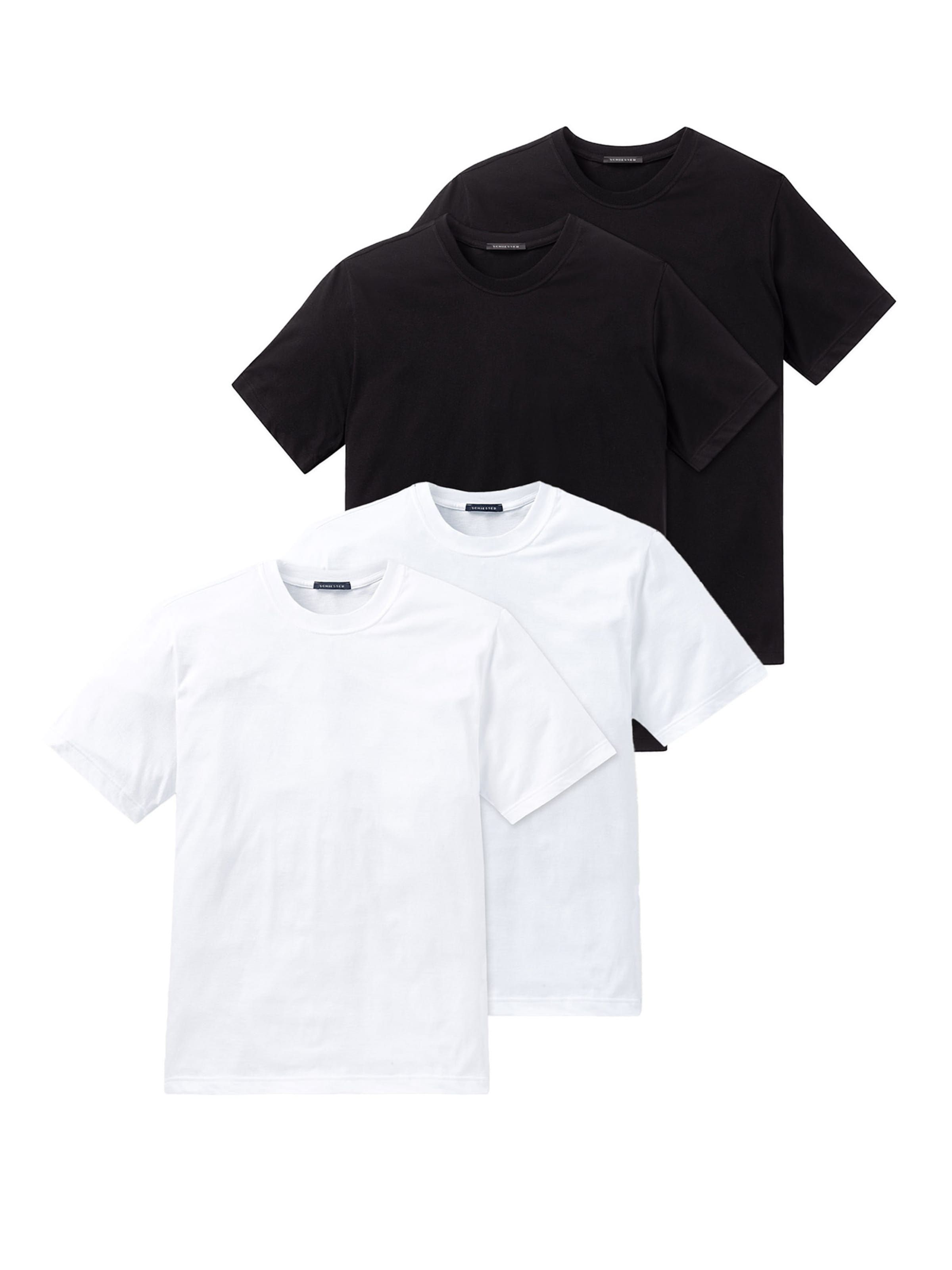 T-Shirt ' American Shirt ' SCHIESSER en noir : devant